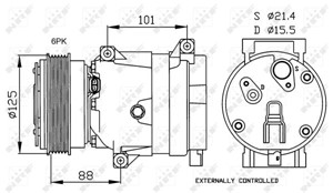 Kompressor, klimatanläggning, RENAULT LAGUNA II, LAGUNA Grandtour II, 7711368187, 8200426136, 8200600091