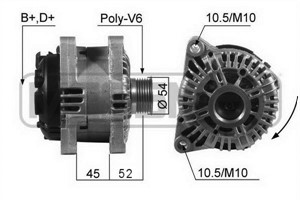 Generator, CITROËN,FIAT,LANCIA,MITSUBISHI,PEUGEOT, 5705 4F, 5705 5H, 5705 5J, 5705 GC, 71716671, 71719943, 96 217 914, 96 353 420 80, 96