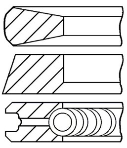 Kolvringar, kit, CITROËN,FORD,MAZDA,PEUGEOT,SUZUKI,TOYOTA, 0640R8, 0640V9
