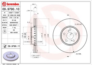 Bromsskiva, Framaxel, TOYOTA AVENSIS, AVENSIS Kombi, AVENSIS Liftback, 4351205060, 4351220730