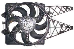 Fläkt, kylare, ABARTH GRANDE PUNTO, FIAT GRANDE PUNTO, GRANDE PUNTO Van, 02M911021B*, 02M911023M*, 02M911023MX*, 11213-15040, 55700342,