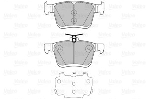 Bromsbeläggsats, Bakaxel, AUDI,SEAT,SKODA,VW, 5Q0698451C, 5Q0698451N, 5Q0698451Q, 8V0698451, 8V0698451B, 8V0698451F