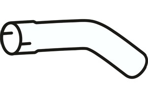 Avgasrör, Bak, MERCEDES-BENZ,VW