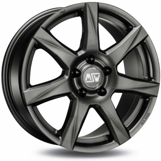 Msw 77 Matt Gun Metal 7/16 4/100 ET37 B63.3