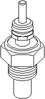 Kylvätsketemperatur-sensor, MERCEDES-BENZ, 006 542 34 17, A006 542 34 17