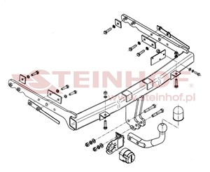 Dragkrok, Standard, FORD GALAXY II, S-MAX