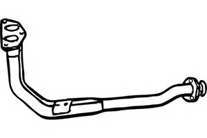Avgasrör, Fram, VOLVO 740, 740 Kombi, 940, 940 II, 940 Kombi, 940 Kombi II, 3514974, 3536199, 6842566, 9139285