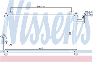 Kondensor, klimatanläggning, MAZDA PREMACY, PREMACY Van, C100-61-480, C100-61-480A, C100-61-480B, C1Y06148ZA