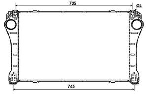 Intercooler, TOYOTA AURIS, AURIS Kombi, AVENSIS Kombi, AVENSIS Sedan, COROLLA Sedan, VERSO, VERSO VAN, 179400R040, 350430, 56820-4A600