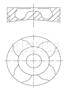 Kolv, OPEL,SUBARU,SUZUKI,VAUXHALL, 55191237