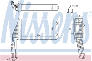 Värmeväxlare, kupévärme, CITROËN C1, PEUGEOT 107, TOYOTA AYGO, AYGO Skåp/halvkombi, 6448.P1, 87050-0H010