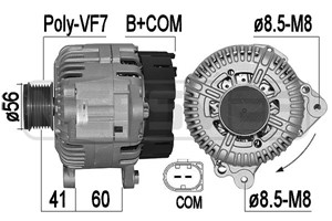 Generator, AUDI Q7, PORSCHE CAYENNE, VW TOUAREG, 021 903 016, 955 603 117 00