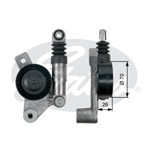 Spännrulle, flerspårsrem, CHRYSLER SEBRING, SEBRING Cabriolet, 04792495AB, 04792495AC, 4792495AB, 4792495AC