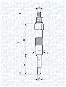 Glödstift, FIAT CROMA, 5960 39, 5960 4Z, 5960 72, 5960 K5, 71735463, 7632587, 8962 5A