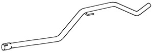 Avgasrör, Mitt, OPEL VECTRA C, VECTRA C GTS, SAAB 9-3, 9-3 Kombi, VAUXHALL VECTRA Mk II, 12765683, 13139037, 32016562, 5852308
