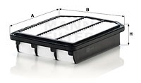Luftfilter, KIA CARENS Minibus, minivan II, CARENS Minibus, minivan III, MAGENTIS II, 281132G300