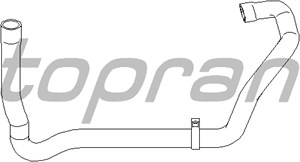 Kylarslang, Avgas-/utsläppssidan, Nedre, PEUGEOT 106 II, 1351 V3