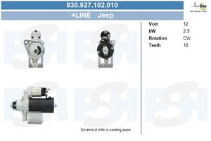 Startmotor, DODGE NITRO, JEEP CHEROKEE, WRANGLER III, 04801849AB, 04801849AC, 4801849AA, 4801849AB, 4801849AC, 68100366AA