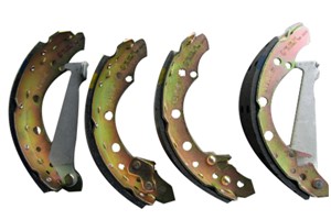 Bromsbackar, sats, Bakaxel, AUDI,SEAT,SKODA,VW, 1H0698525X, 6Q0609525B, 6Q0609526B, 6Q0609527B, 6Q0609528B, 6Q0698525, 6Q0698525A, 6Q069