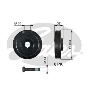 Remskiva, vevaxel, CITROËN,FIAT,LANCIA,PEUGEOT, 0515.R2, 0515.R9, 0515.S4, 0515R2, 0515R9, 0515S4, 9467510480, 9630647280, 9651770980