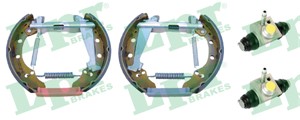 Bromsbackar, sats, Bakaxel, AUDI,SEAT,SKODA,VW
