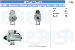 Startmotor, MERCEDES-BENZ,SSANGYONG, 0041518901, 0041519201, 0041519701, 0051511301, 005151290180, 0071518901, 0071519201, 5117537AA, 51