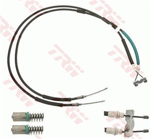 Vajer, parkeringsbroms, Bak, Höger bak, Vänster bak, Höger, Vänster, FORD FIESTA IV, KA, KA Van, STREET KA, 1004695, 1006390, 1014150, 1