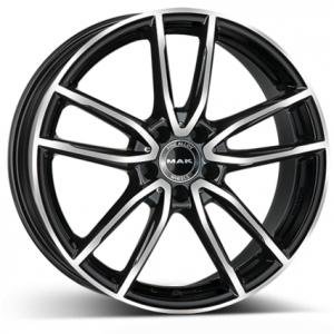 MAK Evo Black Polished 10x21 5/112 ET44 B66.6