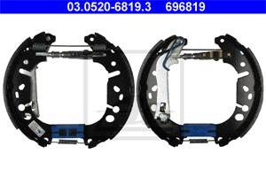 Bromsbackar, sats, Bakaxel, OPEL ADAM, CORSA D, CORSA D Skåp/halvkombi, VAUXHALL ADAM