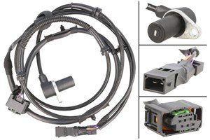 ABS-givare, Sensor, hjulvarvtal, Bakaxel, Bakaxel vänster, Vänster