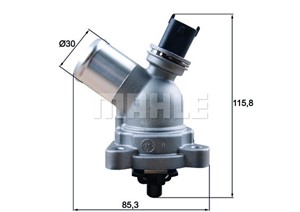 Termostat, kylvätska, CHEVROLET SPARK, 25192923, 96988257