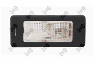 Belysning, registreringsskylt, Tvåsidig, SEAT,SKODA,VW, 5N0943021A