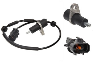 ABS-givare, Sensor, hjulvarvtal, framaxel vänster, HYUNDAI TERRACAN, 59810-H1050