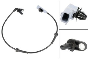 ABS-givare, Sensor, hjulvarvtal, Bakaxel, Bakaxel vänster, Vänster, NISSAN MICRA IV, NOTE, 47901-1HA0A