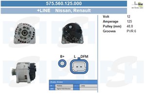 Generator, DACIA,MITSUBISHI,NISSAN,OPEL,RENAULT,VAUXHALL,VOLVO, 1800A043, 2310000Q0A, 2310000Q0K, 2310000Q1F, 2310000QA7, 2310000QA8, 23