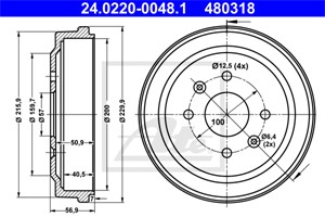 Bromstrumma, Bakaxel, CHEVROLET AVEO / KALOS Halvkombi, AVEO / KALOS Sedan, SPARK, 96470999