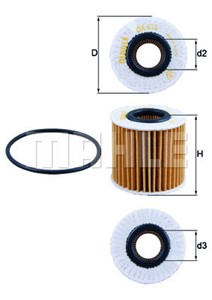 Oljefilter, LEXUS,SUBARU,TOYOTA, 0415231110, 04152YZZA8, 415231110