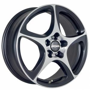 RONAL R53 Matt Black Polished 7x16 4/098 ET38 B68