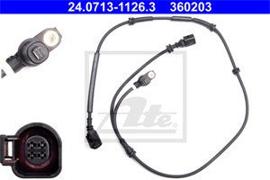 ABS-givare, Sensor, hjulvarvtal, Bakaxel, FORD GALAXY I, SEAT ALHAMBRA, VW SHARAN, 1112767, 7M3 927 807 F, YM21-2B372-EB