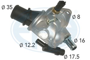 Termostat, kylvätska, ALFA ROMEO 159, 159 Sportwagon, GIULIETTA, GIULIETTA Skåp/halvkombi, LANCIA DELTA III, 0055227056, 55227056