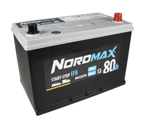 Nordmax EFB 12V 80Ah 780A, BMW,LEXUS,MAZDA,MITSUBISHI,TOYOTA, 8201A173