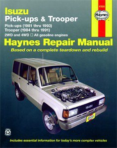 Haynes Reparationshandbok, Isuzu Trooper & Pick-ups, Universal