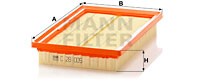 Luftfilter, HYUNDAI ATOS, 28113-05700, 28113-05701