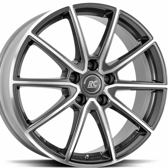 Brock Rc32 Titanium Full Polish 7/17 5/112 ET40 B57.1