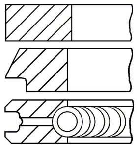 Kolvringar, kit, ALFA ROMEO,CHEVROLET,FIAT,LANCIA,OPEL,SAAB,SUZUKI,VAUXHALL