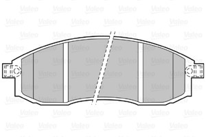 Bromsbeläggsats, Framaxel, MITSUBISHI L200, NISSAN CEFIRO Sedan II, MAXIMA / MAXIMA QX IV, MAXIMA / MAXIMA QX Station Wagon IV, 4106038U