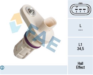 Impulsgivare, vevaxel, CHEVROLET,OPEL, 1238268, 1249089, 25195551, 55571994, PC-884