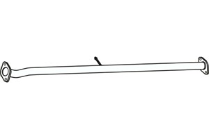 Avgasrör, Mitt, HYUNDAI ix35, KIA SPORTAGE III, 28650-2S200, 28650-2S300