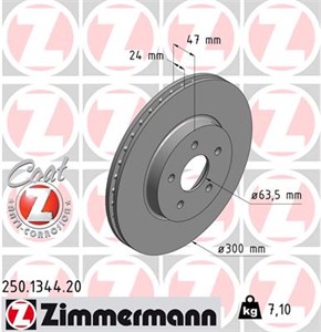 Bromsskiva, Framaxel, FORD MONDEO III, MONDEO Sedan III, MONDEO Turnier III, JAGUAR X-TYPE I, X-TYPE Kombi I, 1 321 488, 1 376 118, 1 38