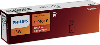 Glödlampa 24V 3W BA9s
